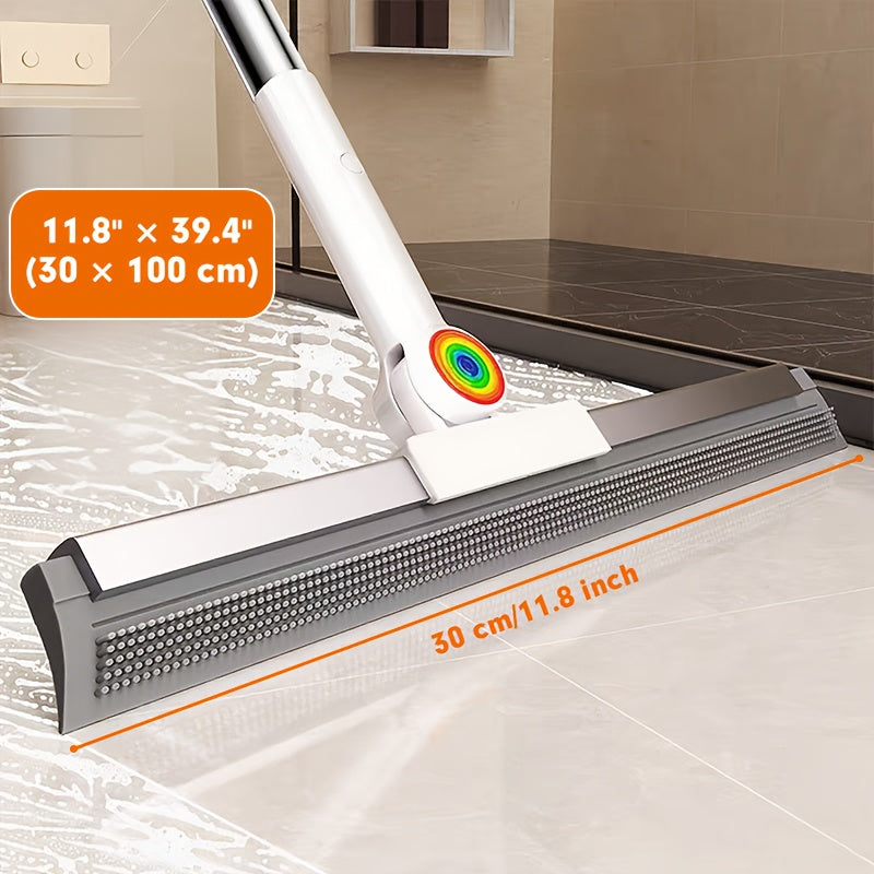Floor wiper with rubber lip & TPE bristles | Kalsten