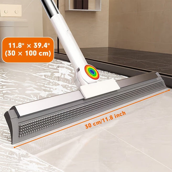 Floor wiper with rubber lip & TPE bristles | Kalsten
