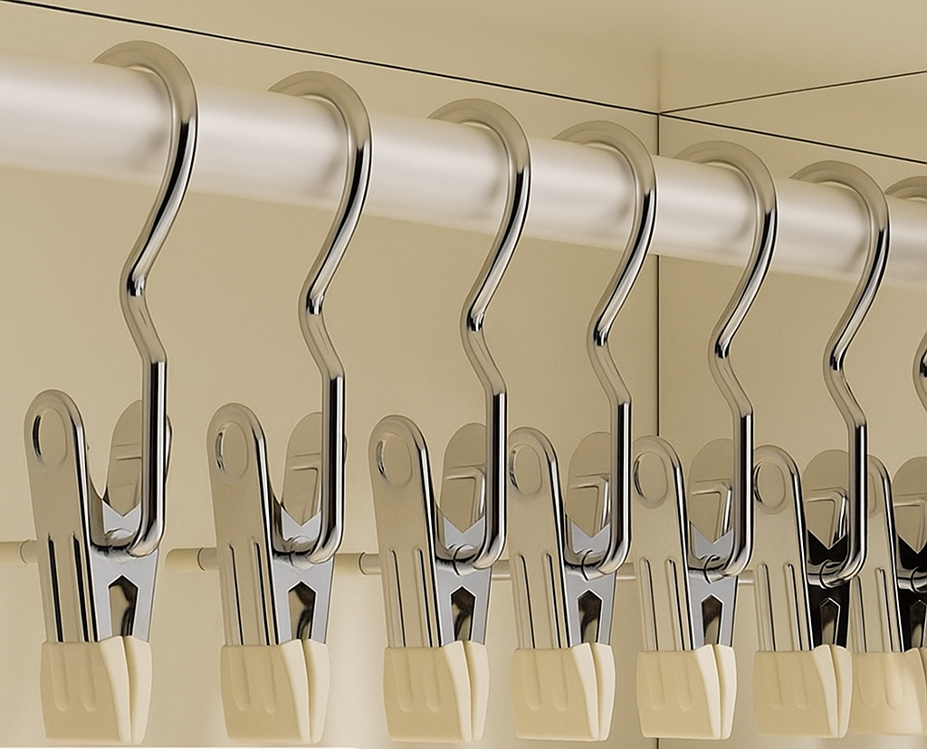 FlexiClip — Rustproof gentle hold for flawless laundry, anytime and anywhere | Kalsten