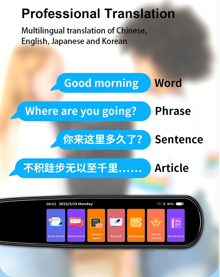 Genauer 112-languages translation and reading pen | Kalsten
