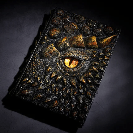 Kalsten | Dragon Eye 3D Embossed Journal - Handmade Resin Engraved Notebook