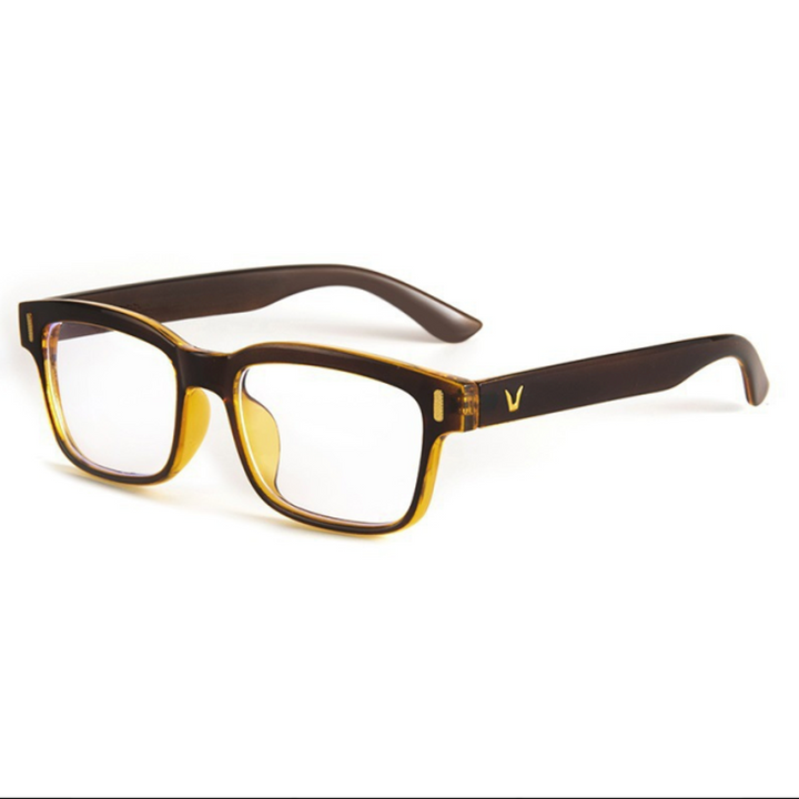 Blue light filter glasses square for screen work | Kalsten