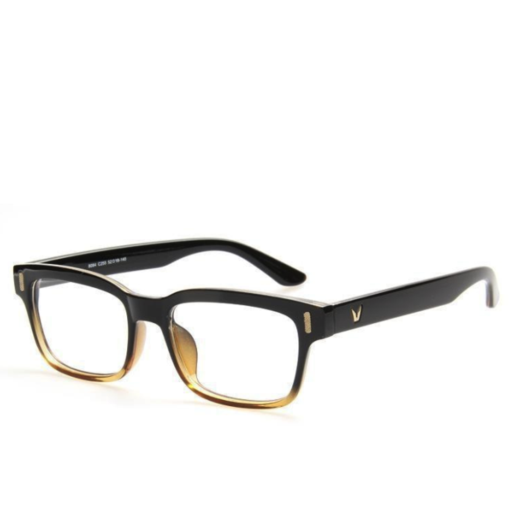Blue light filter glasses square for screen work | Kalsten