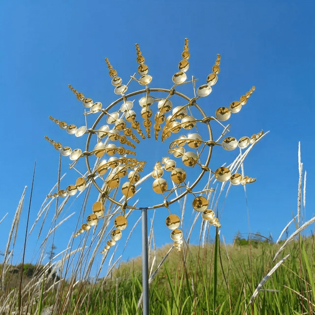 MagicWind kinetic windmill made of metal | Kalsten