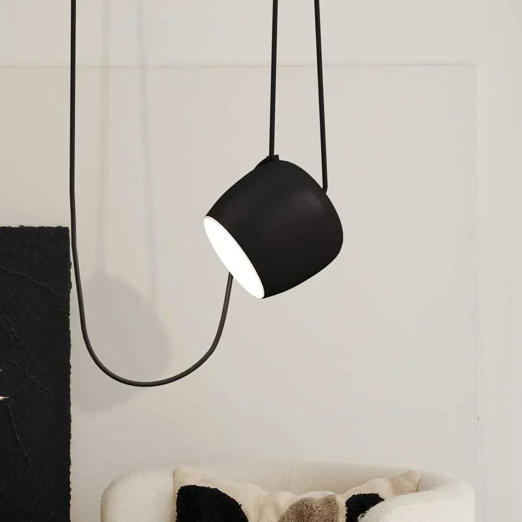 Pendant Light Aluminum 10W Dimmable 9.8 in Modern Living Room Kitchen Hanging Lamp Adjustable Cable Design | Kalsten