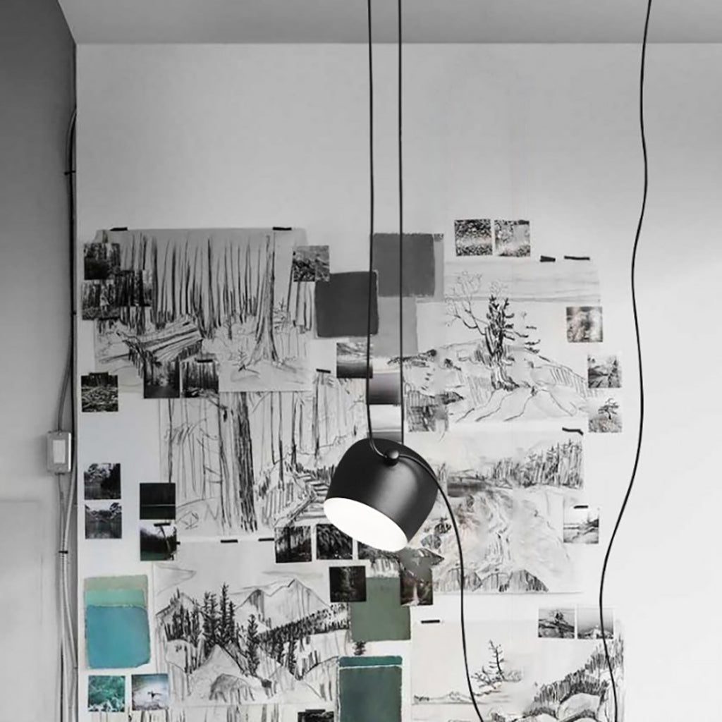 Pendant Light Aluminum 10W Dimmable 9.8 in Modern Living Room Kitchen Hanging Lamp Adjustable Cable Design | Kalsten