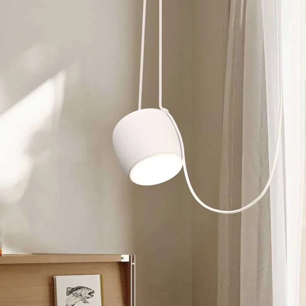 Pendant Light Aluminum 10W Dimmable 9.8 in Modern Living Room Kitchen Hanging Lamp Adjustable Cable Design | Kalsten