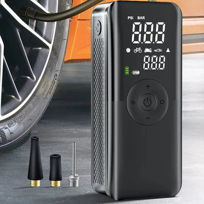 Skanto | AirGo Max – Portable Tire Inflator with Digital Display and 150 PSI Power