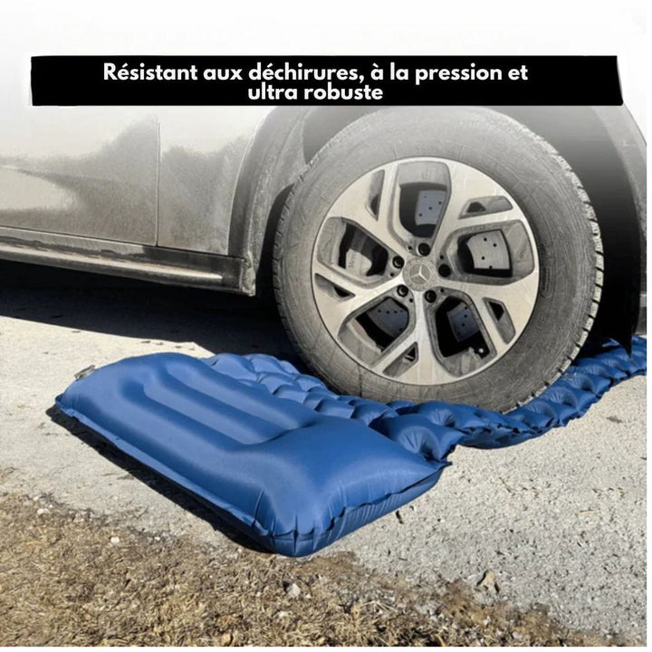 Kalsten | AirTrek Mat – Inflatable Camping Mattress with Foot Pump & Built-In Pillow