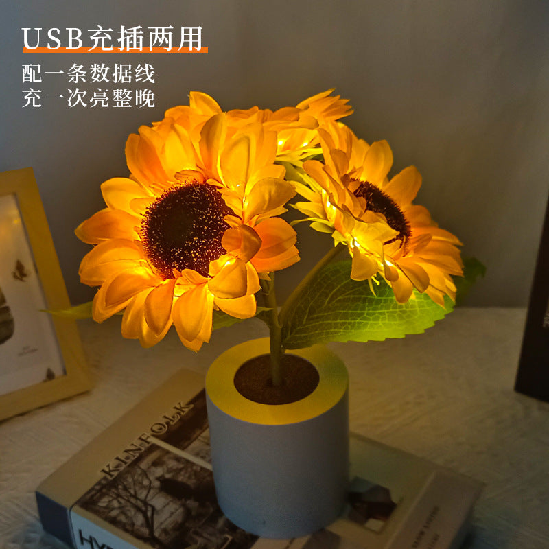 Sunflower LED Table Lamp – Decorative Light