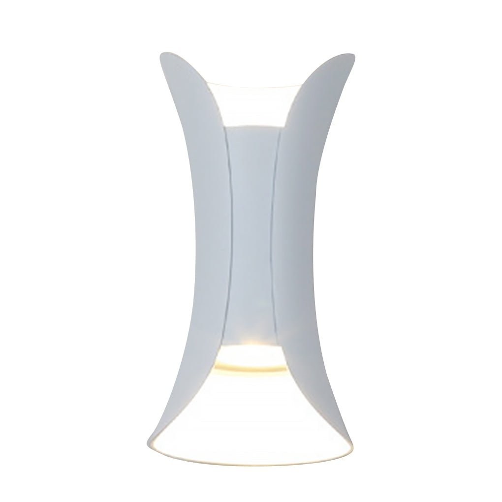 Curved LED Up and Down Lighting Waterproof Modern Outdoor Wall Lights | Kalsten