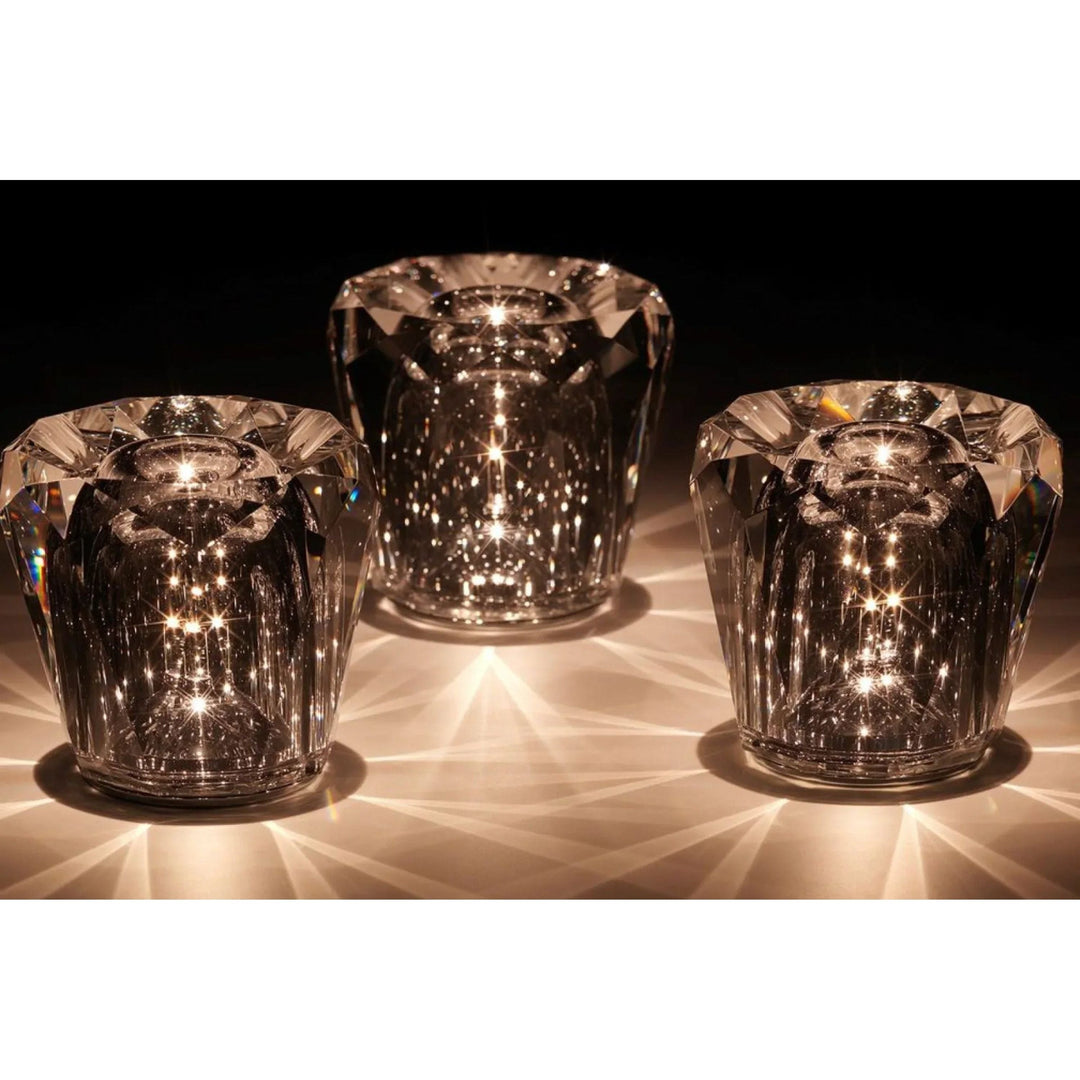 Diamond Crystal LED Table Lamp – Luxury Rechargeable