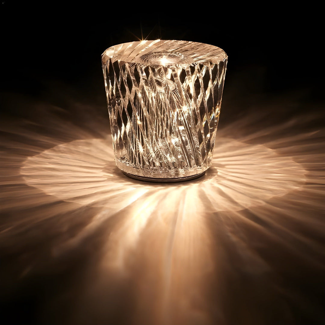 Lamp - Luxury Diamond Crystal LED Rechargeable Table Lamp | Kalsten