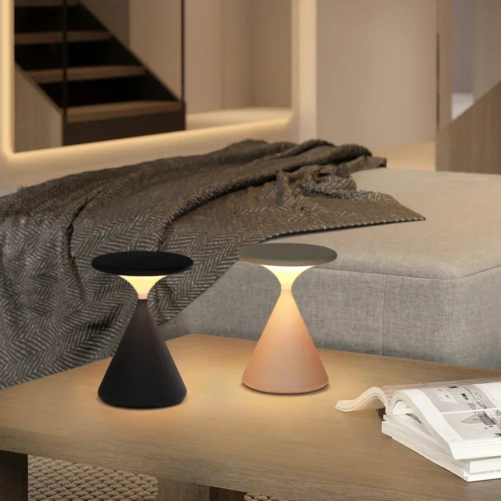 Wireless Table Lamp Amos Hourglass | Kalsten