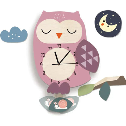 Skanto | Frendorf – Kids' Pendulum Clock with Animal Motifs