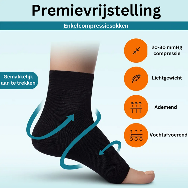 Compression Ankle Socks for Neuropathy - AnkleSupport Pro | Kalsten