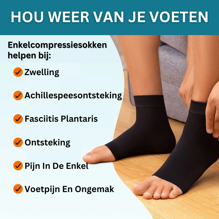 Compression Ankle Socks for Neuropathy - AnkleSupport Pro | Kalsten