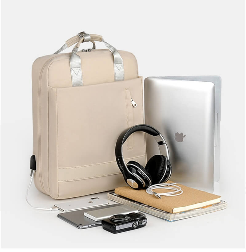 Secure Anti-Theft Backpack with Hidden Zippers and USB Charging | Kalsten