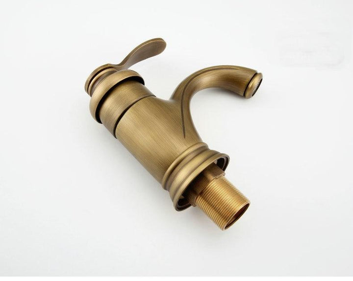 Kalsten | Antique Brass Tap Bathroom Fixtures Faucet Sink Mixer Tap