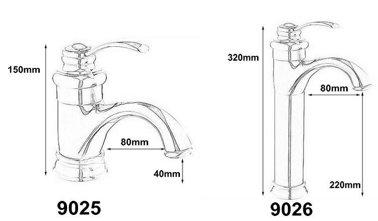 Kalsten | Antique Brass Tap Bathroom Fixtures Faucet Sink Mixer Tap
