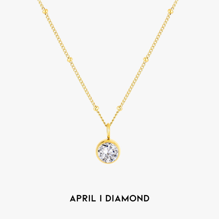 Birthstone Pendant Necklace
