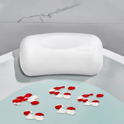 Skanto | AquaCloud Premium Bath Pillow – Ergonomic Neck and Headrest for Spa-Like Relaxation at Home
