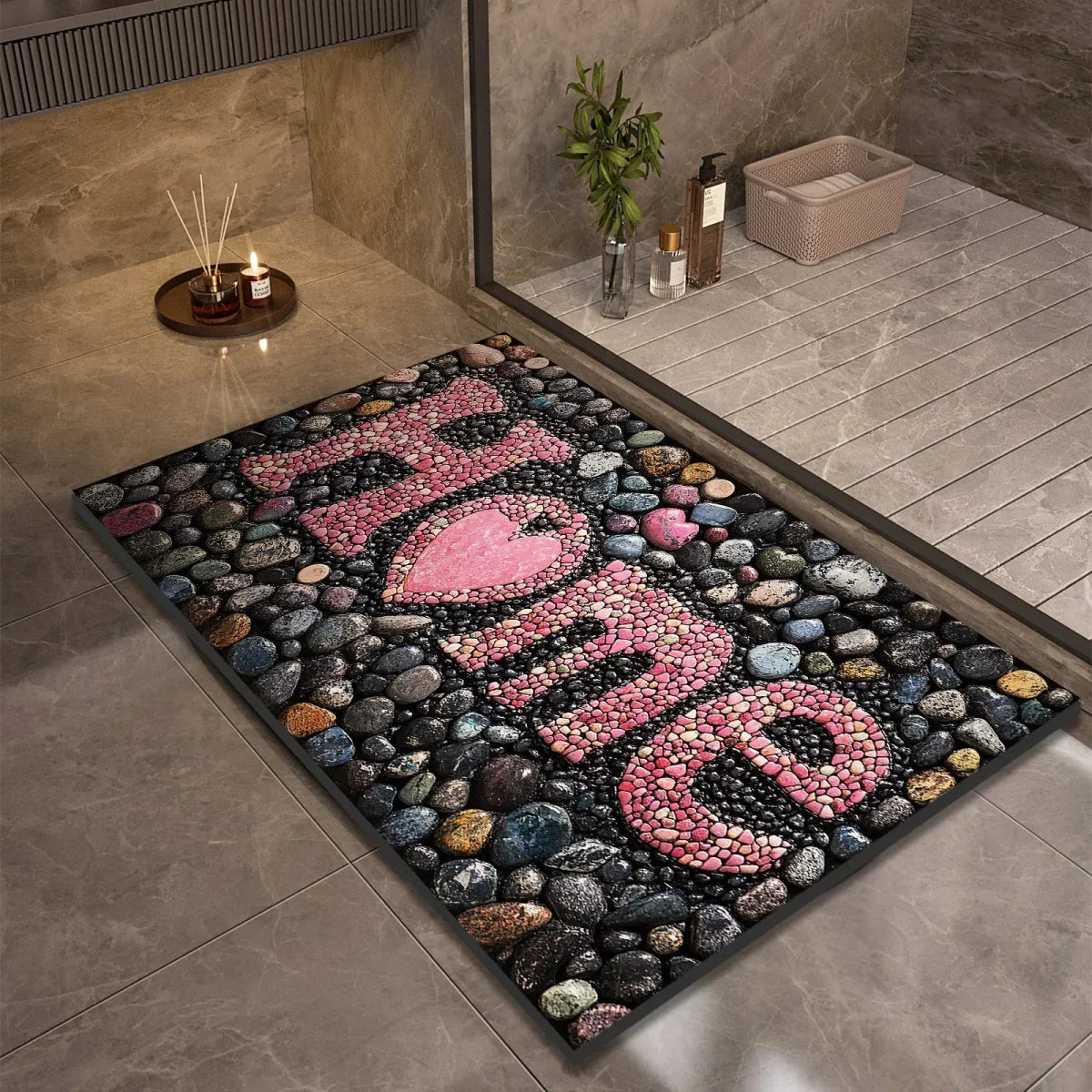 BowLift | AQUASOFT BATH MAT – Diatomite Bath Mat for Safety & Comfort