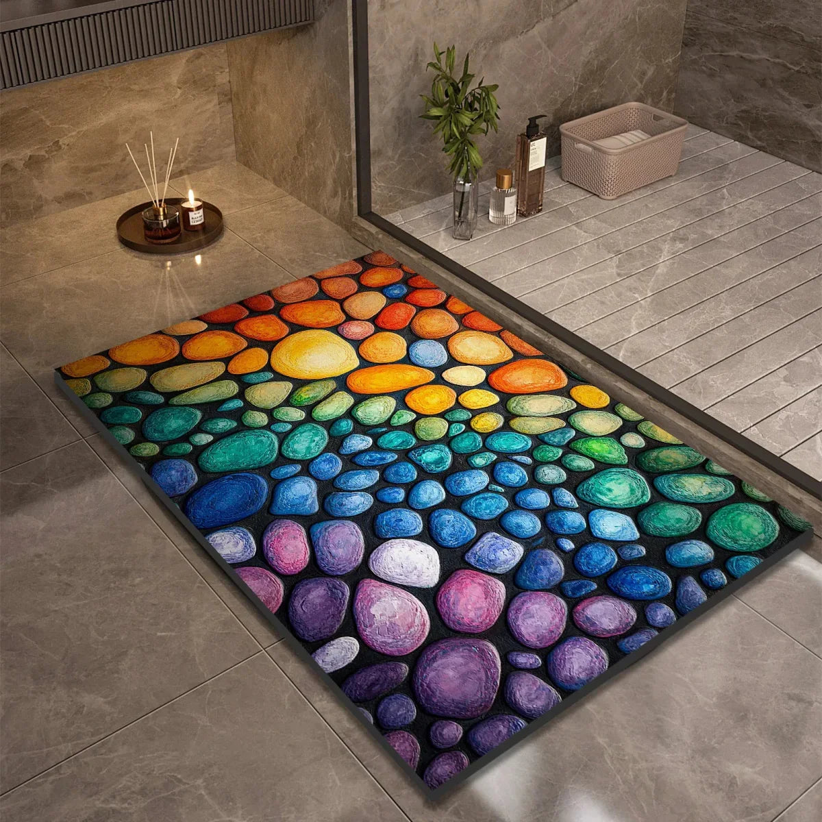BowLift | AQUASOFT BATH MAT – Diatomite Bath Mat for Safety & Comfort