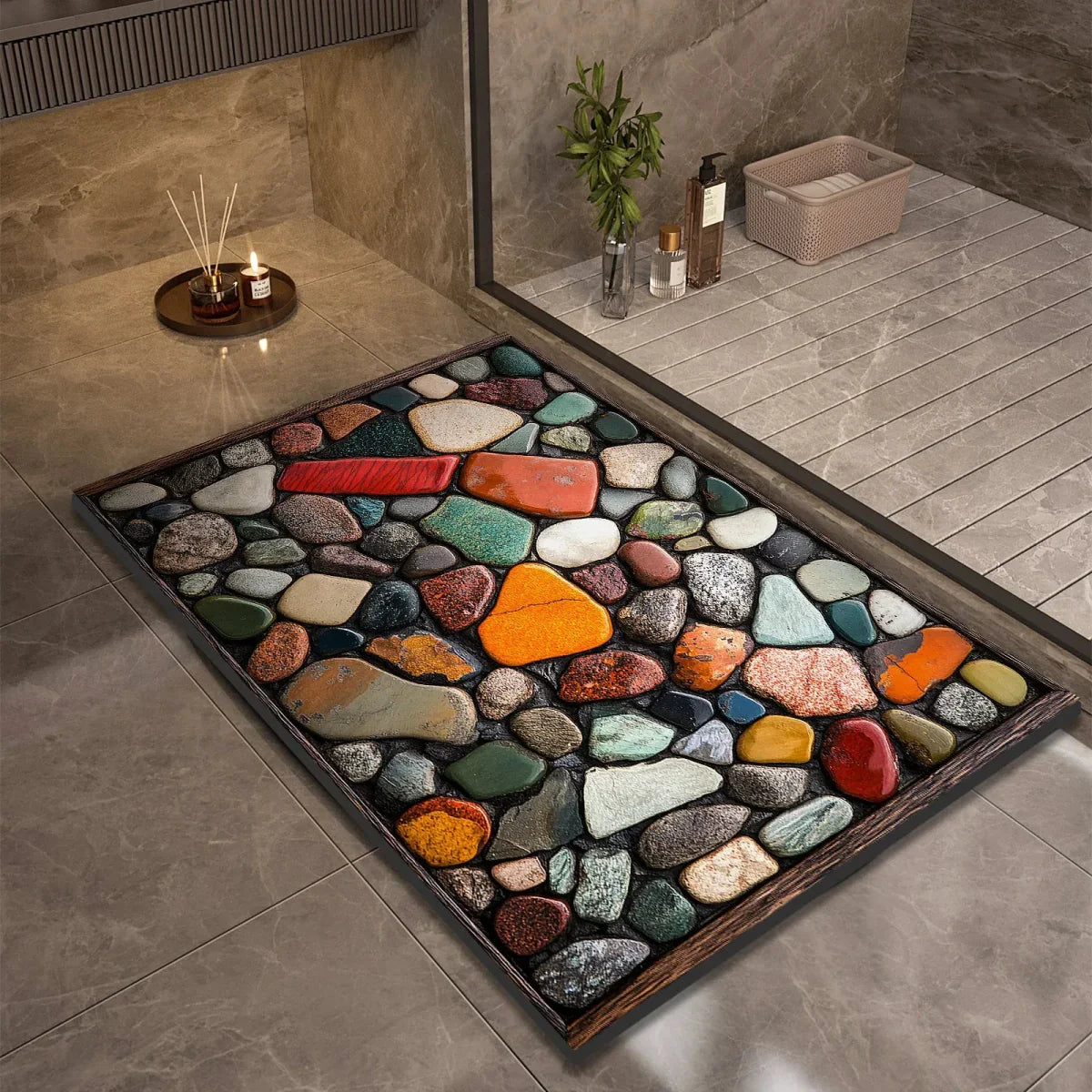 BowLift | AQUASOFT BATH MAT – Diatomite Bath Mat for Safety & Comfort
