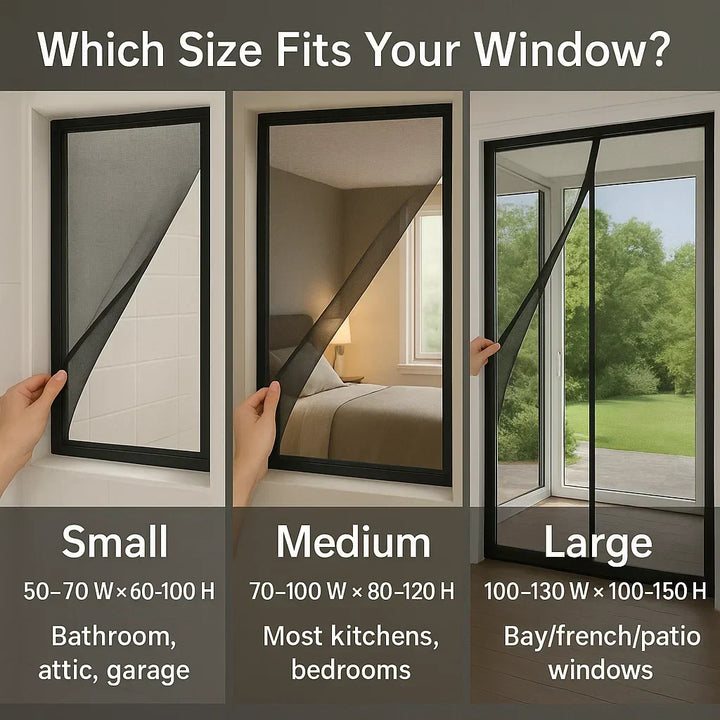 Magnetic Window Mosquito Net