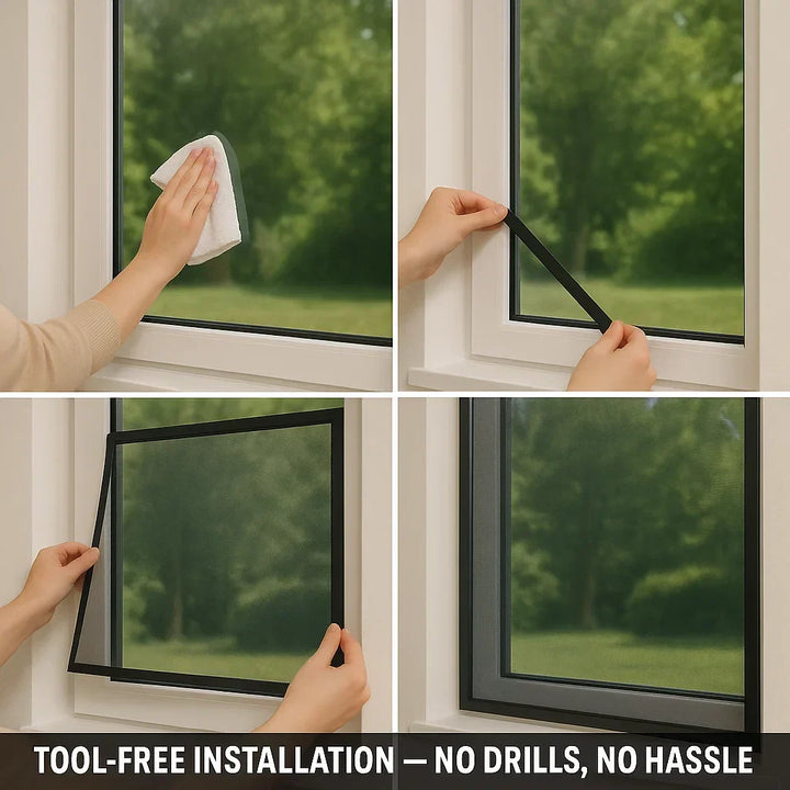 Magnetic Window Mosquito Net