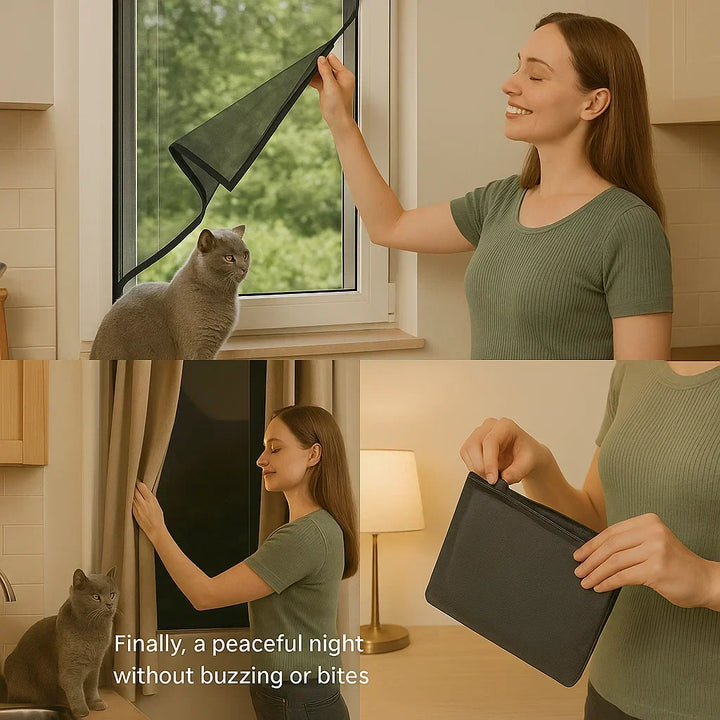 Magnetic Window Mosquito Net