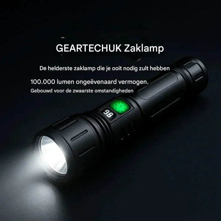 UltraStrong Night Vision Flashlight Pro – Rechargeable aluminum lamp | Kalsten