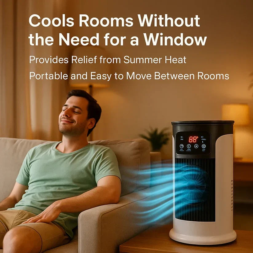 Portable Air Conditioner | Windowless, Energy Efficient & Ideal for Home Office and Dormitory Use | Kalsten