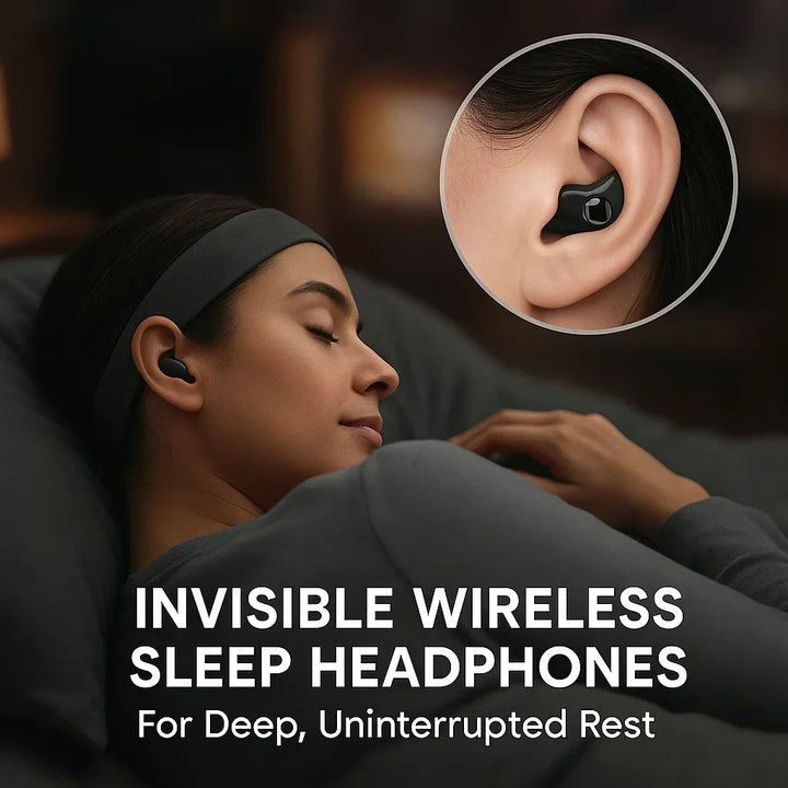 Kalsten | Invisible Wireless Sleep Headphones | IPX5 Waterproof, Bluetooth 5.3 for Comfortable Sleep and Relaxation