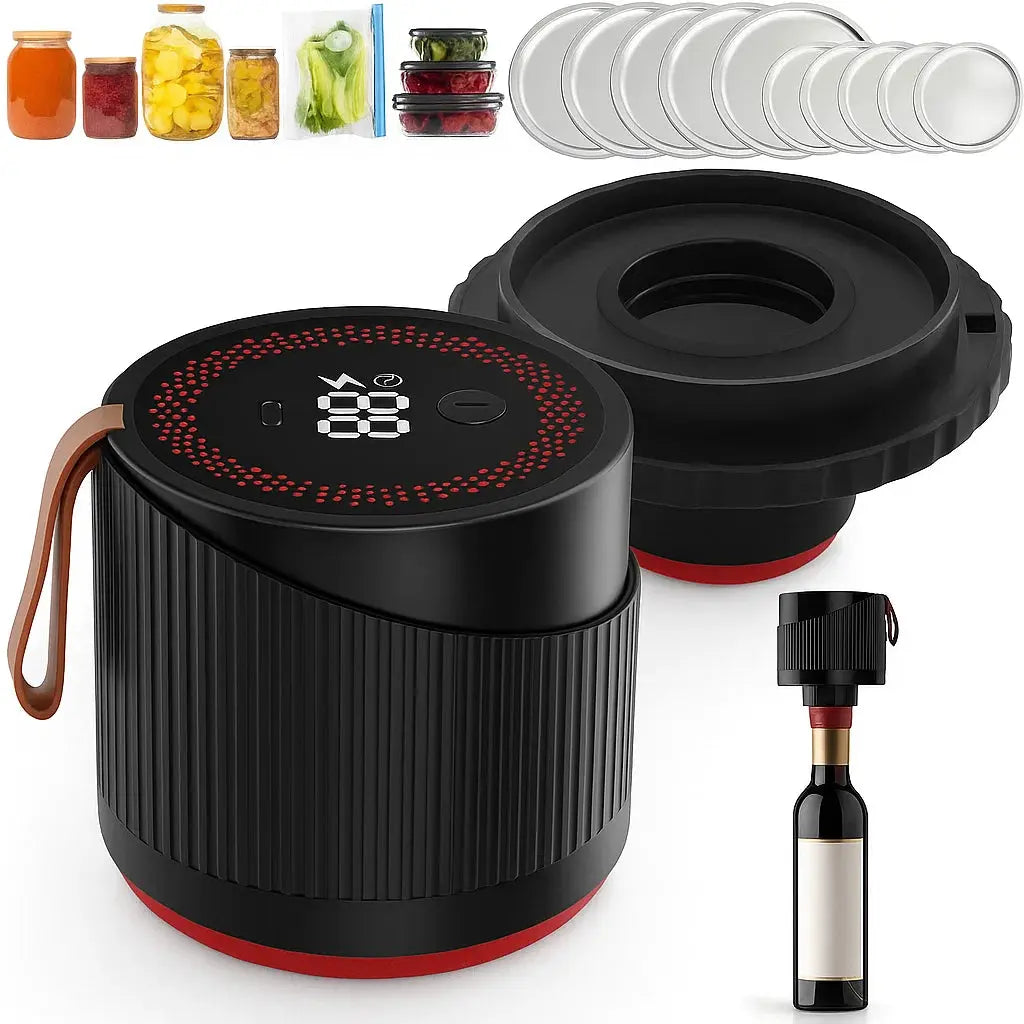 Kalsten | Air-tight lid sealer — Mason jar closure with immediate sealing capability