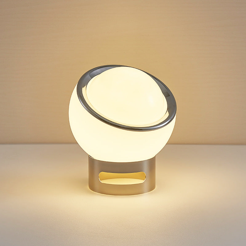 Elegant Bauhaus Table Lamp made of Opal Glass | Kalsten