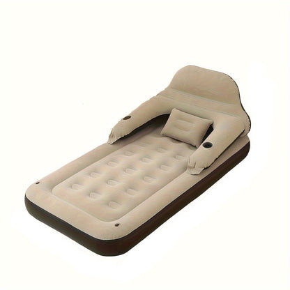 Skanto | FlexiRust Inflatable Mattress – Luxurious Sleep Comfort with Back Support and Integrated Pump