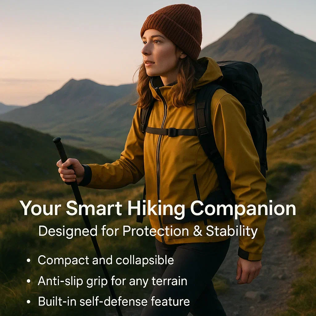 Sturdy Trekking Pole Lightweight Walking Pole with Antiskid Grip | Kalsten