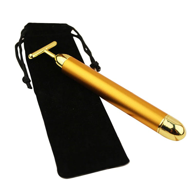 Karnz | Energy 24K Gold T Beauty Bar Face Roller Massager