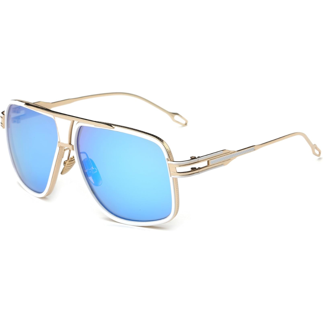 Skanto | Men's Aviator Sunglasses with Alloy Frame and UV Protection