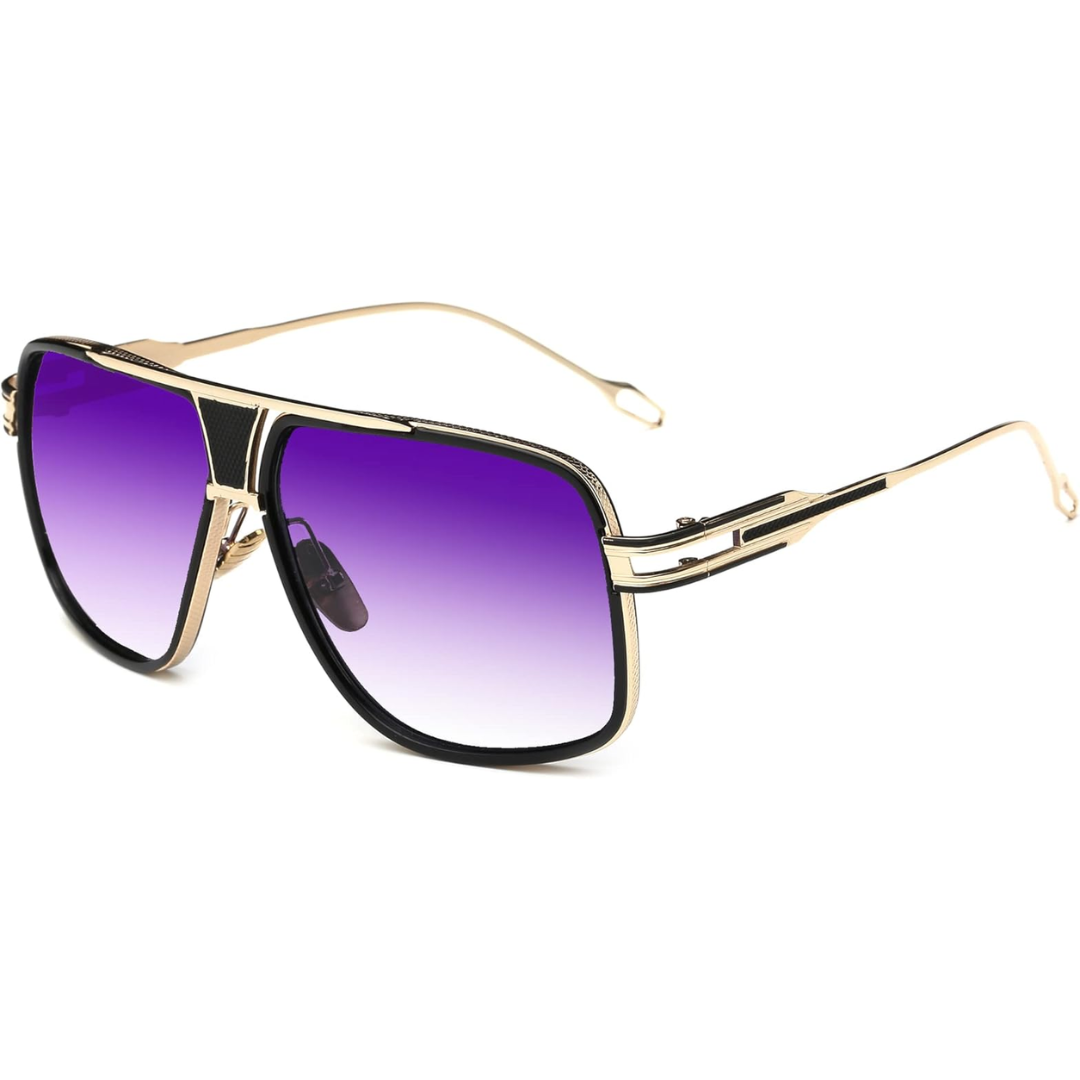 Skanto | Men's Aviator Sunglasses with Alloy Frame and UV Protection