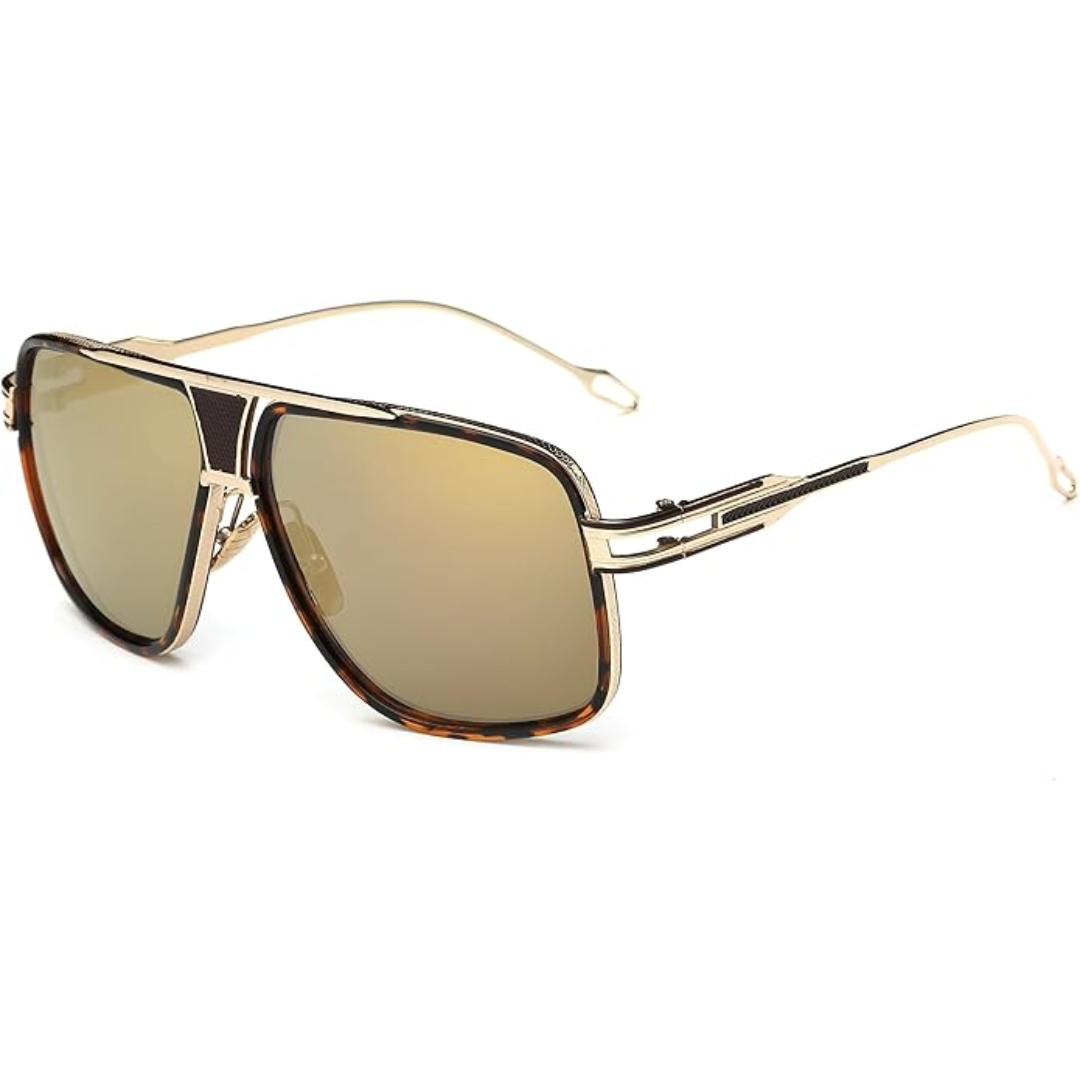 Skanto | Men's Aviator Sunglasses with Alloy Frame and UV Protection