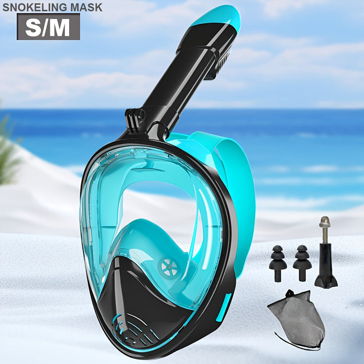 Full-face snorkel mask with 180° visibility | Kalsten