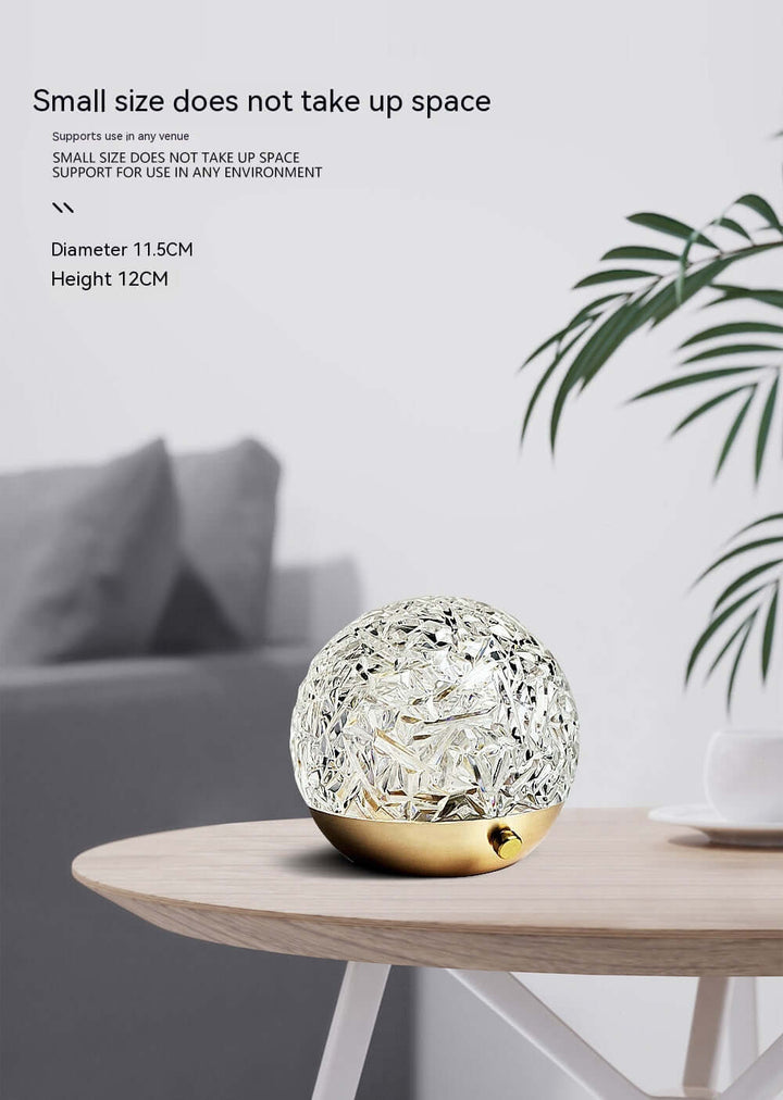 New Water Ripple Projector Night Light Crystal Mood Lamp Bedside Home Bedroom Decoration Aesthetic Christmas Gift Sunset Lights | Kalsten