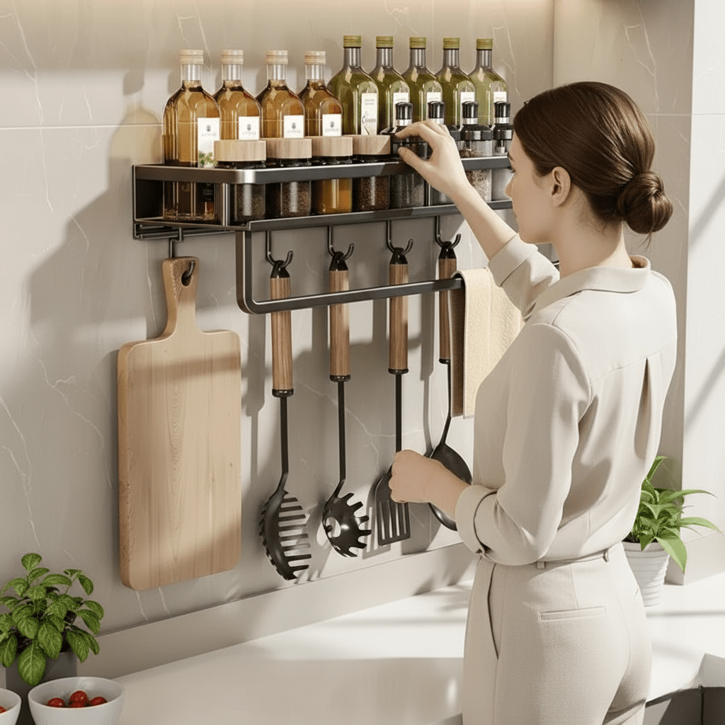 Skanto | Practical Wall Shelf for the Kitchen