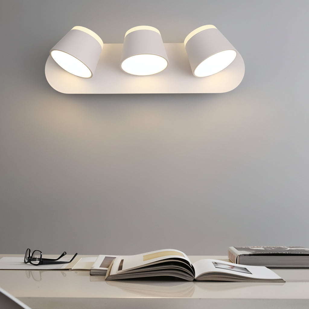 LED Wall Sconce – Adjustable Up Down Light Black Aluminum (13cm / 5in) | Kalsten