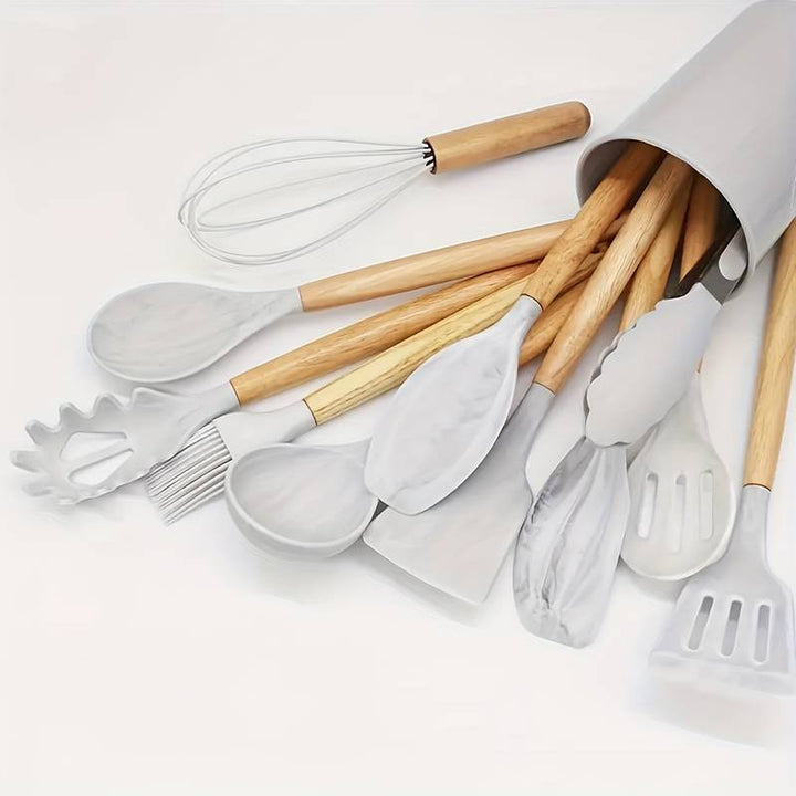 Kalsten | Silicone Kitchen Tools Set – Heat Resistant and Scratch Resistant