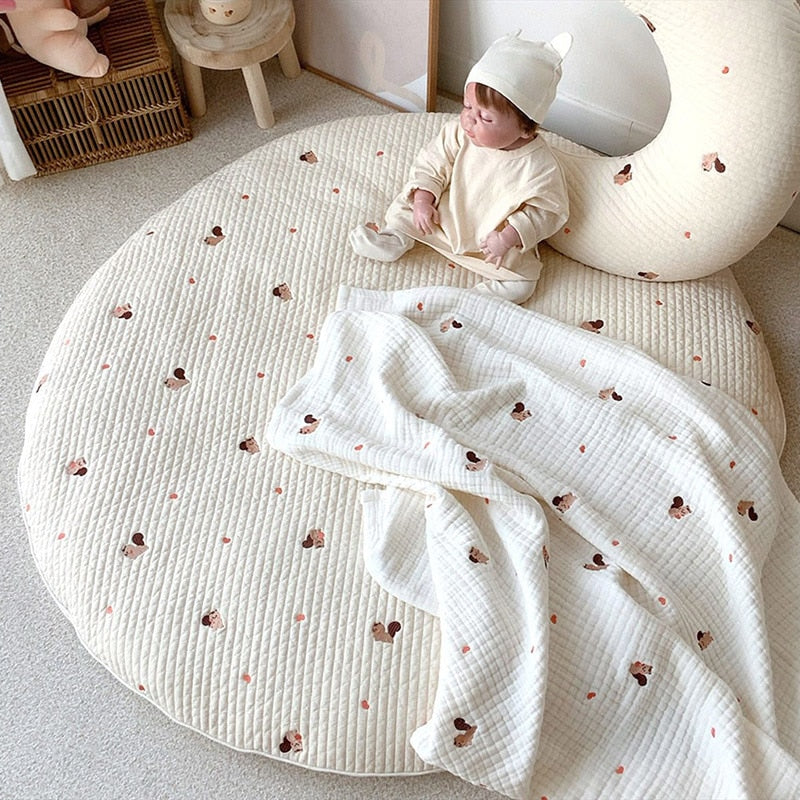 Kalsten | Bear Embroidery Baby Play Mat
