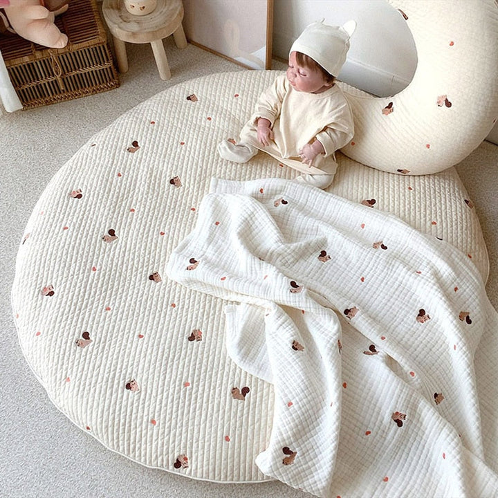 Kalsten | Bear Embroidery Baby Play Mat